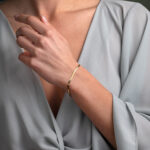 Snake Chain Bracelet - 925 Sterling Silver and Gold Plated - Image 2