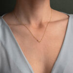 Κολιέ Καρδιά - Ασήμι 925 και Επιχρυσωμένο Ασήμι - Image 2