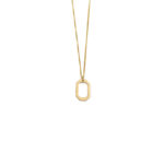 Rectangle Drop Necklace