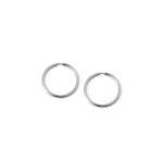 Σκουλαρίκια Sleeper Κρίκοι - Aσήμι 925 - Image 3