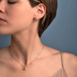 Twisted Circle Earrings - 925 Sterling Silver & Gold Plated - Image 2