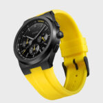 Cluse Vigoureux Chrono Watch Silicone Yellow Black Colour - Image 5