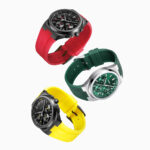 Cluse Vigoureux Chrono Watch Silicone Red Black Colour - Image 5