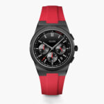 Cluse Vigoureux Chrono Watch Silicone Red Black Colour