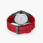 Cluse Vigoureux Chrono Watch Silicone Red Black Colour - Image 3