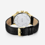 Cluse Anthéor Multifunction Watch Leather Black Gold Colour - Image 4