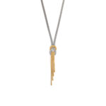 Knot Chain Necklace - 925 Sterling Silver Gold Plated