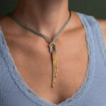 Knot Chain Necklace - 925 Sterling Silver Gold Plated - Image 2