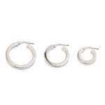 Everyday Hoop Earrings - 925 Sterling Silver - Image 3