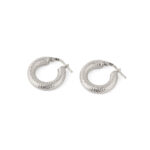 Essential Heavy Braided Hoops - 925 Sterling Silver