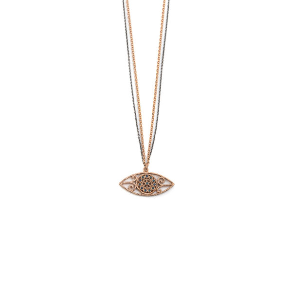 Gregio Eye Necklace wih Zircon