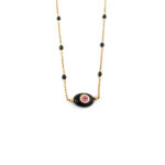Gregio Eye Necklace with Beads