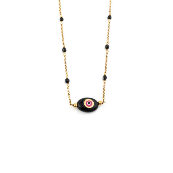 Gregio Eye Necklace with Beads