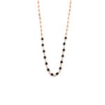Gregio Black Beads Necklace