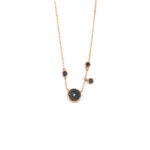 Gregio Round Eye Necklace with Zircon