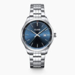 Cluse Anthéor Watch Steel Blue Silver Colour