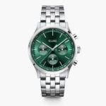 Cluse Anthéor Multifunction Watch Steel Green Silver Colour