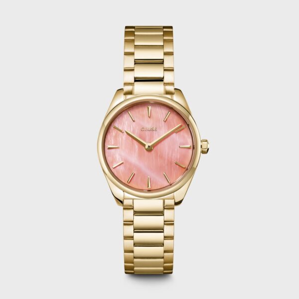 Cluse Féroce Mini Watch Steel Apricot