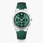 Cluse Ρολόι Vigoureux Chrono Silicone Green, Silver Colour
