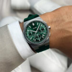 Cluse Ρολόι Vigoureux Chrono Silicone Green, Silver Colour - Image 2