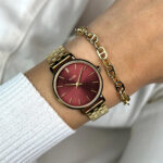 Cluse Ρολόι Boho Chic Petite Steel Dark Cherry Gold Colour - Image 2