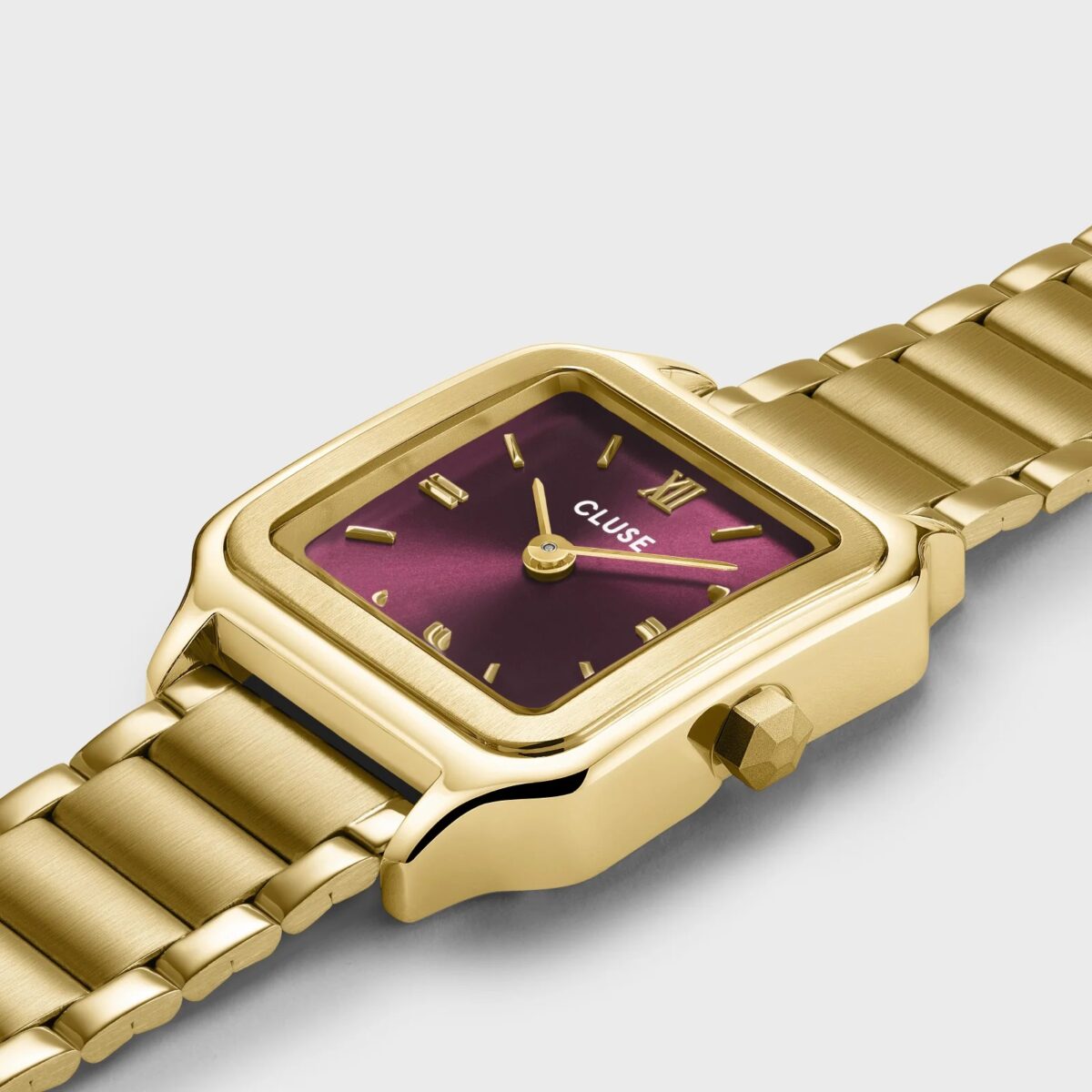 CW11812_detail Cluse Ρολόι Gracieuse Petite Steel Dark Cherry Gold Colour - Image 3