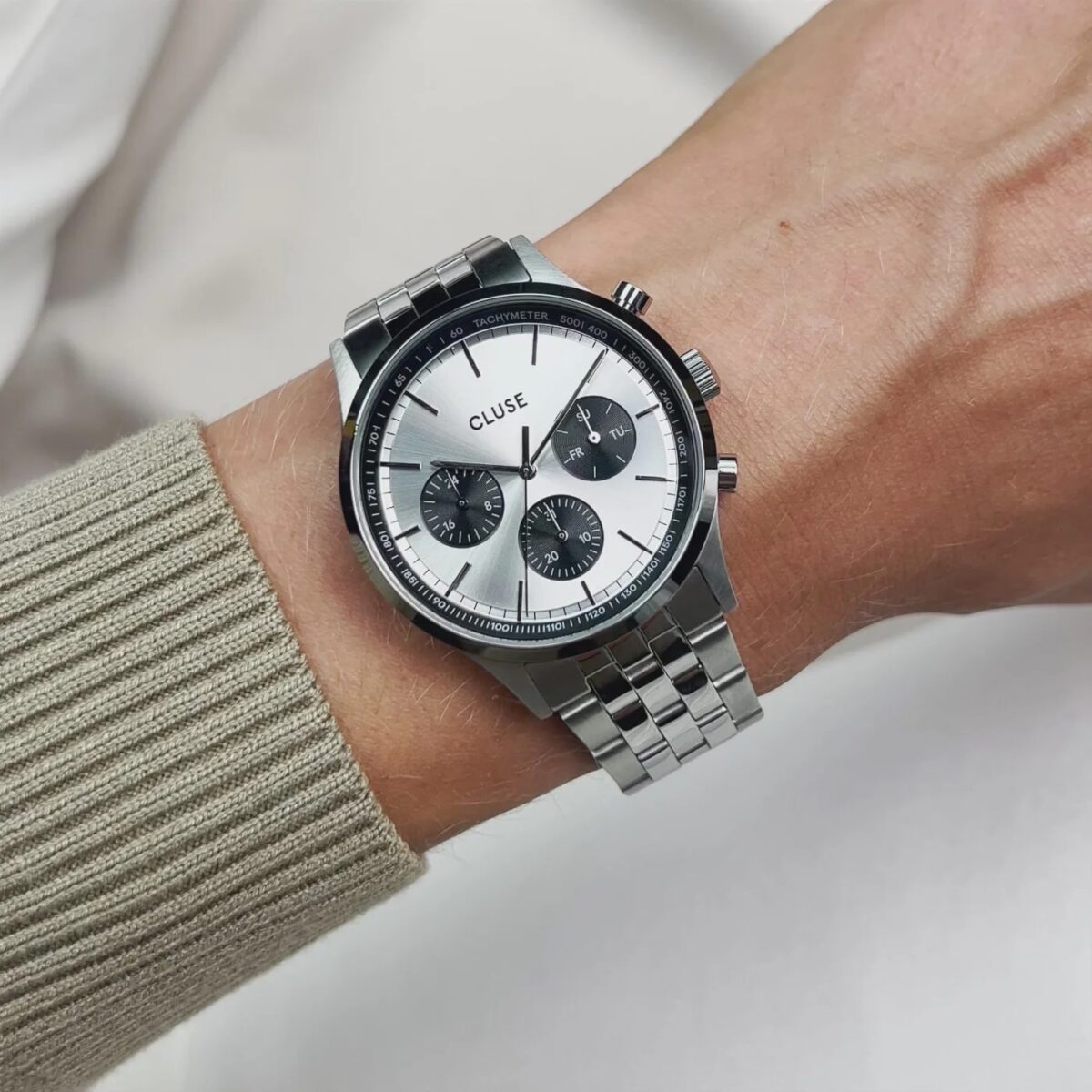 Cluse Ρολόι Anthéor Multifunction Watch Steel Silver Silver Colour - Image 5