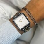 Cluse Gift Box La Tétragone Steel Watch Bicolour n Double Chain Bracelet - Image 2