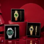 Cluse Gift Box Gracieuse Watch Steel Forest Green and Malachite Bracelet - Image 3