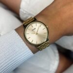 Cluse Gift Box Pavane Petite 2.0 Steel Watch Gold and Black Leather Strap - Image 2