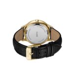 Cluse Minuit Multifunction Black Watch Leather Black Lizard Gold Colour - Image 4