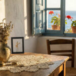 Παίζοντας Κιθάρα - Μπρούτζινη φιγούρα σε ξύλινο πλαίσιο - Image 2