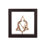 Bronze Dancing with you - Wood art frame