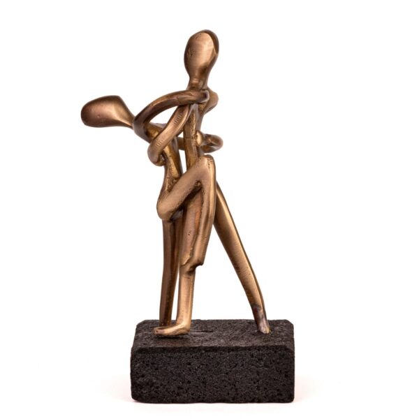 Bronze Figure Tango Dancing