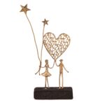 Bronze Figure Romantic Walk