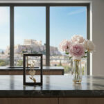 Ένα Ζευγάρι και μια Καρδιά - Μπρούτζινες φιγούρες σε ξύλινο πλαίσιο - Image 2