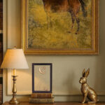 Πάμε στο Φεγγάρι - Μπρούτζινες φιγούρες σε ξύλινο πλαίσιο - Image 2