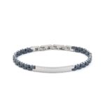 ID Bracelet with Biker Chain - Stainless Steel