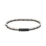 Stainless Steel Black Link Bracelet