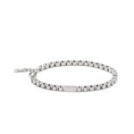Stainless Steel Box Chain Link Bracelet