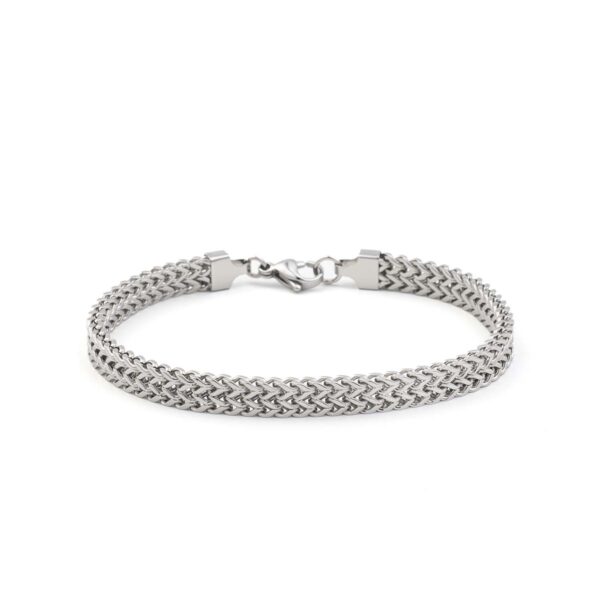 Stainless Steel Foxtail Bracelet