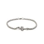 Βραχιόλι με Σταυρό από Ανοξείδωτο Ατσάλι - Image 2