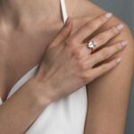 Δαχτυλίδι με Μπλε Τοπάζ Πέτρα σε Επιχρυσωμένο 925 Ασημί - Image 2