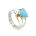 Turquoise Ring in 925 Sterling Silver - Image 3