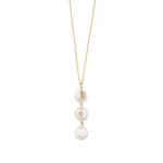 Pearl and Peridot Necklace in 925 Sterling Silver