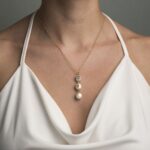 Pearl and Peridot Necklace in 925 Sterling Silver - Image 2