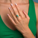 Opal Circle Ring - 925 Sterling Silver - Image 2