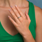 Opal Drop Ring– 925 Sterling Silver - Image 2