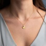 Sterling silver plated chain necklace with freshwater pearl - Image 2