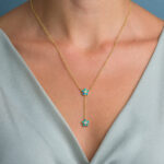 Flower Opal Necklace – 925 Sterling Silver - Image 2